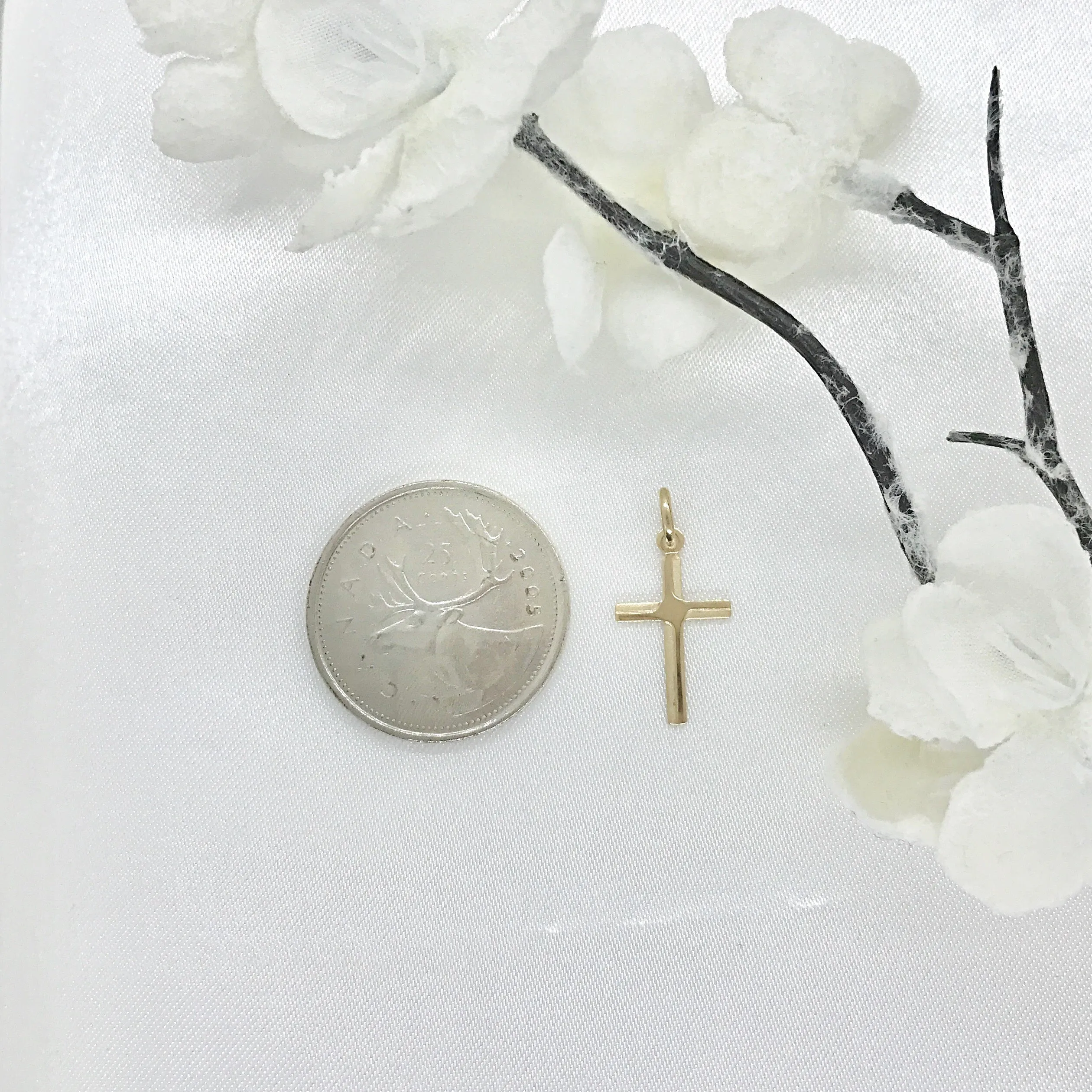 10k Gold Plain Cross