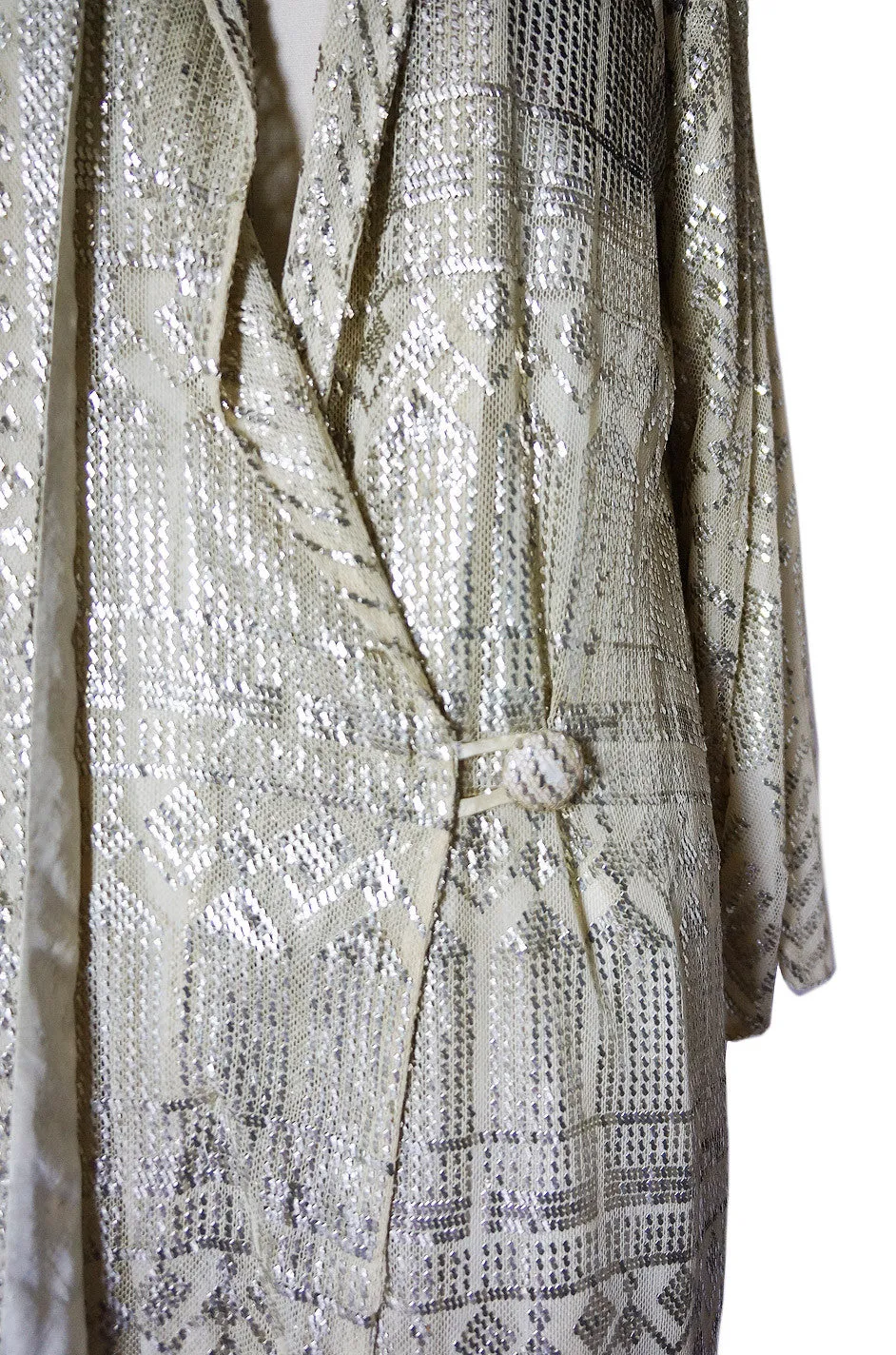 1920s Rare Handmade Assuit & Net Flapper Coat