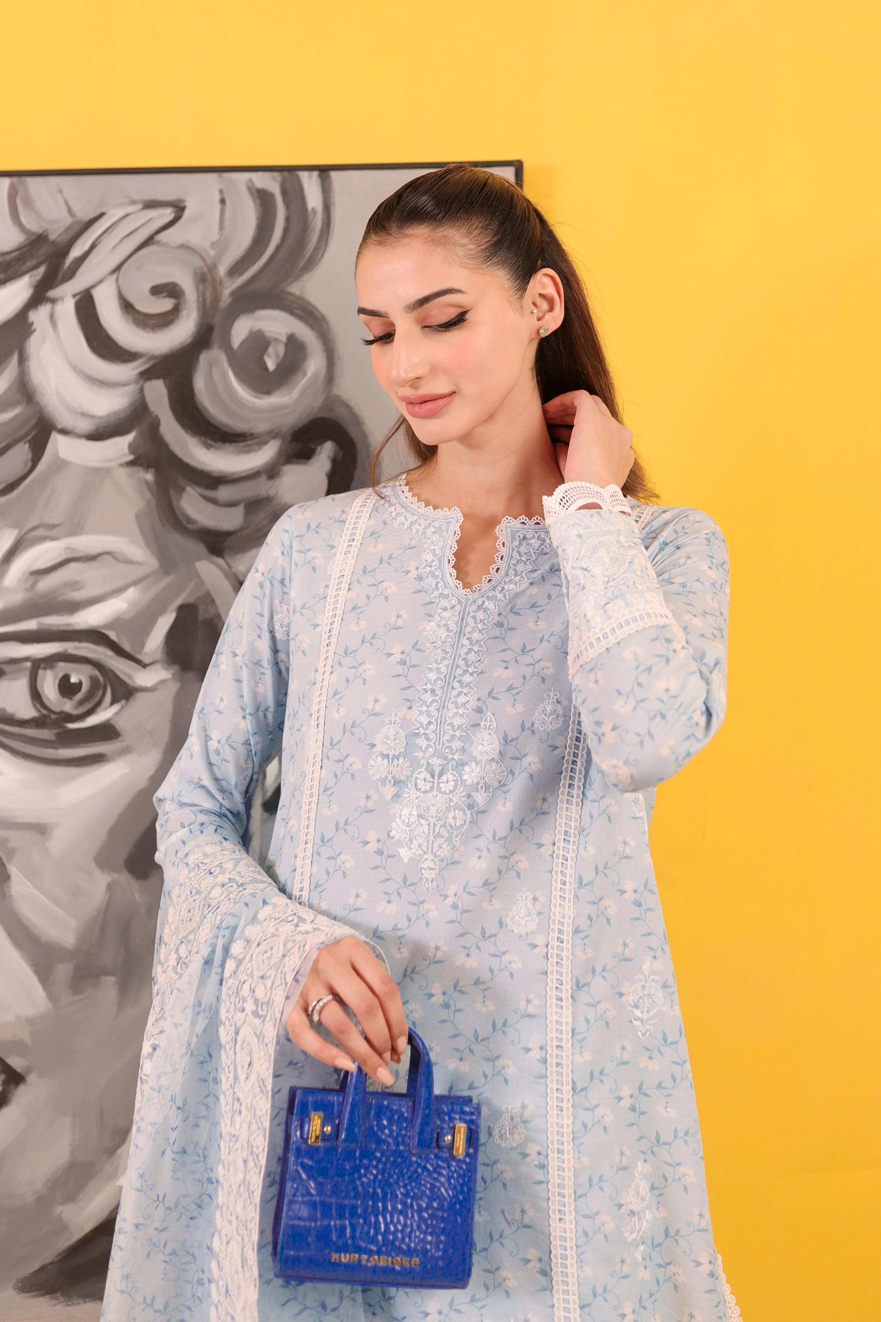 20% OFF PASTEL BLUE LUXURY LAWN NEL-23622