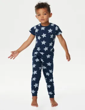 3pk Pure Cotton Patterned Pyjama Sets