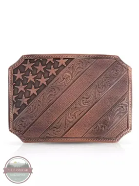 46100BLB Faded Glory Flag Belt Buckle