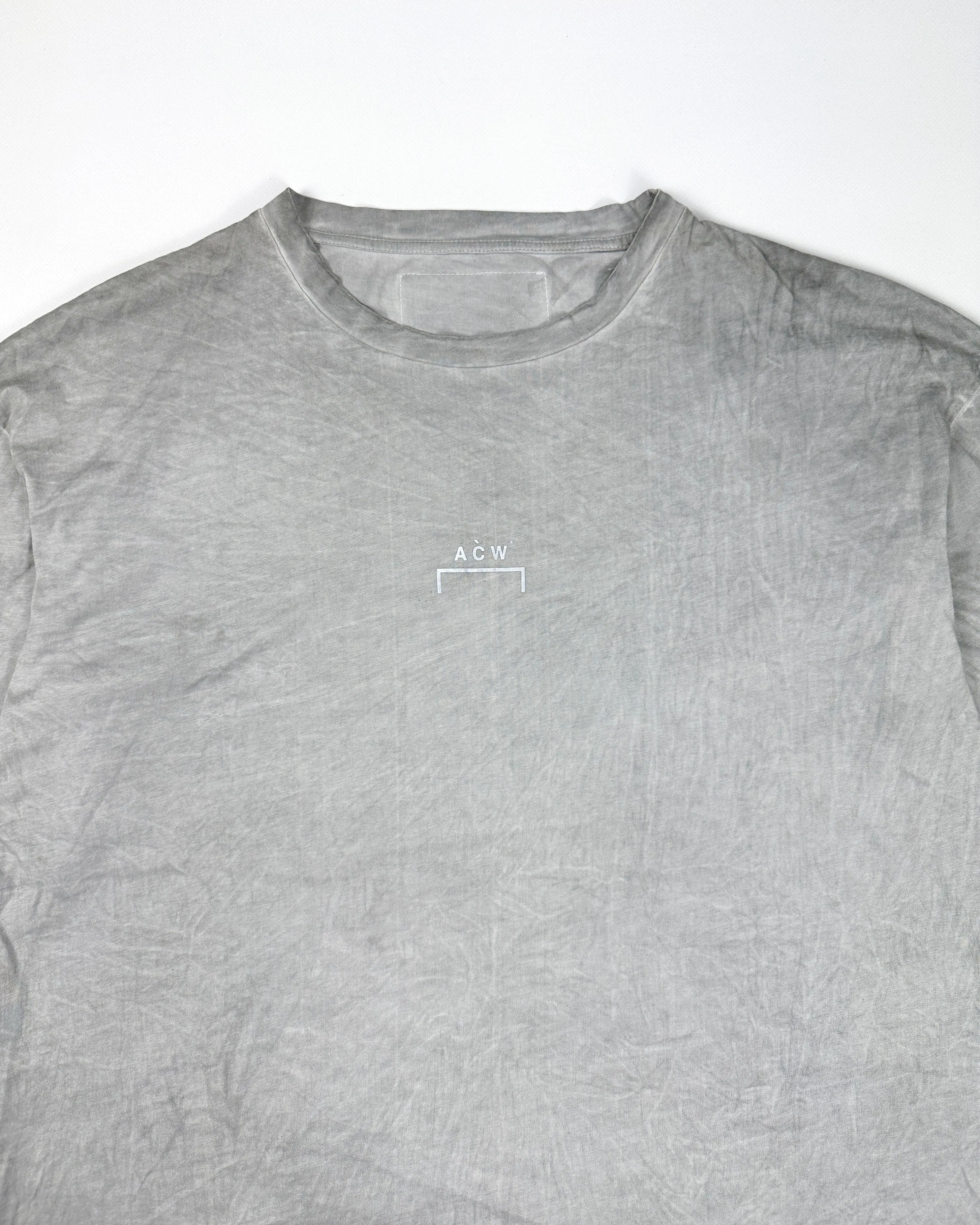 A-Cold-Wall Grey Faded Long-sleeve Sample Tee 2018