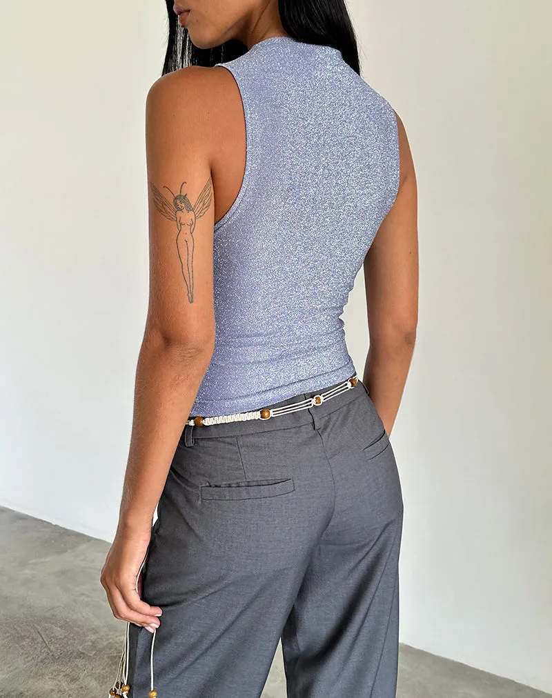 Airien Tank Top in Shimmer Blue