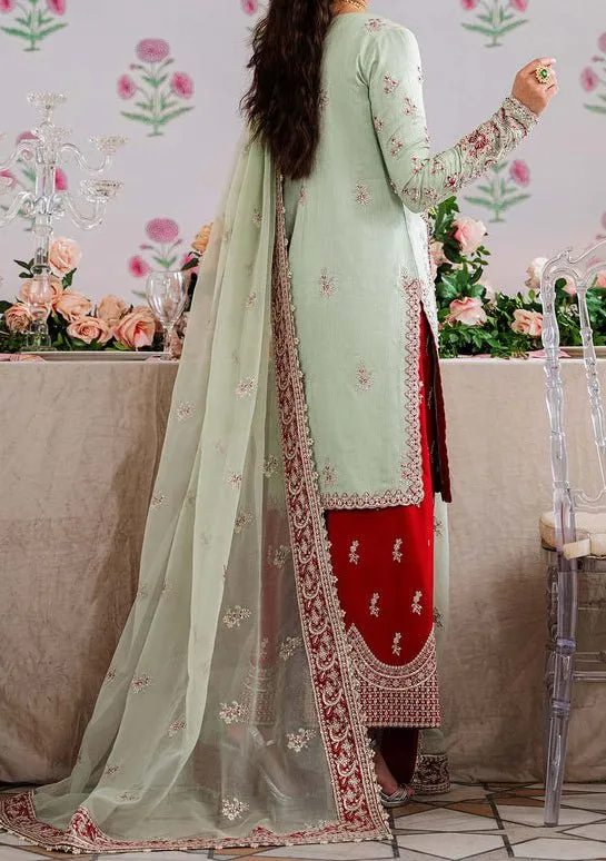 Akbar Aslam Zari Pakistani Luxury Raw Silk Dress