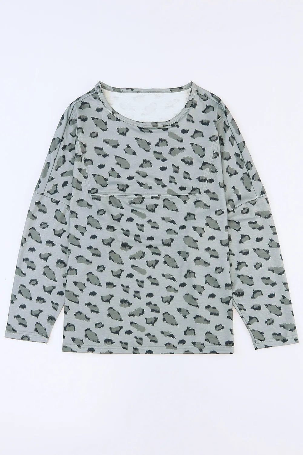 Animal Loose Long Sleeve Top