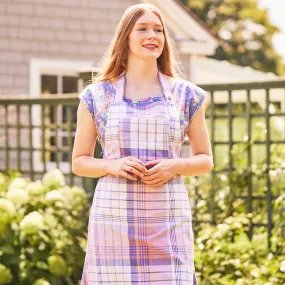 April Cornell | Hyacinth Plaid Chef Apron