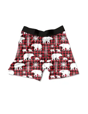 Beary Plaid in Boys Underwear