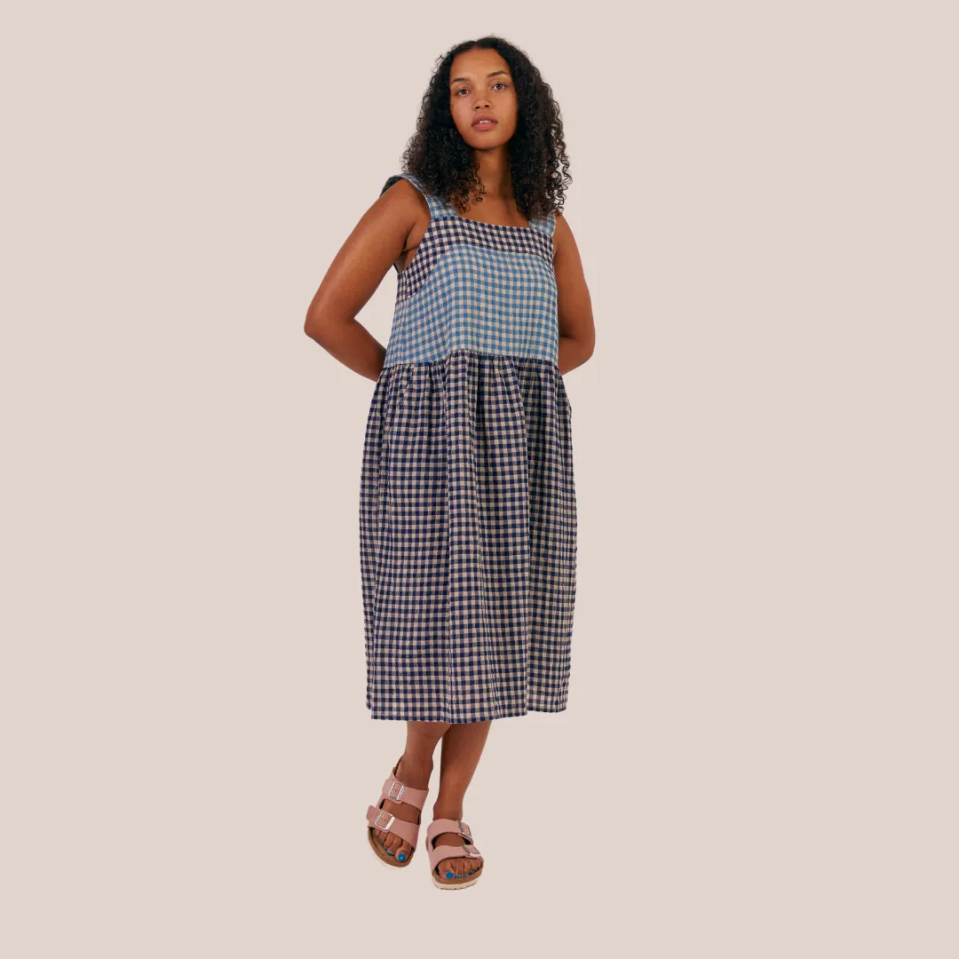 Beau Dress - Gingham Mix