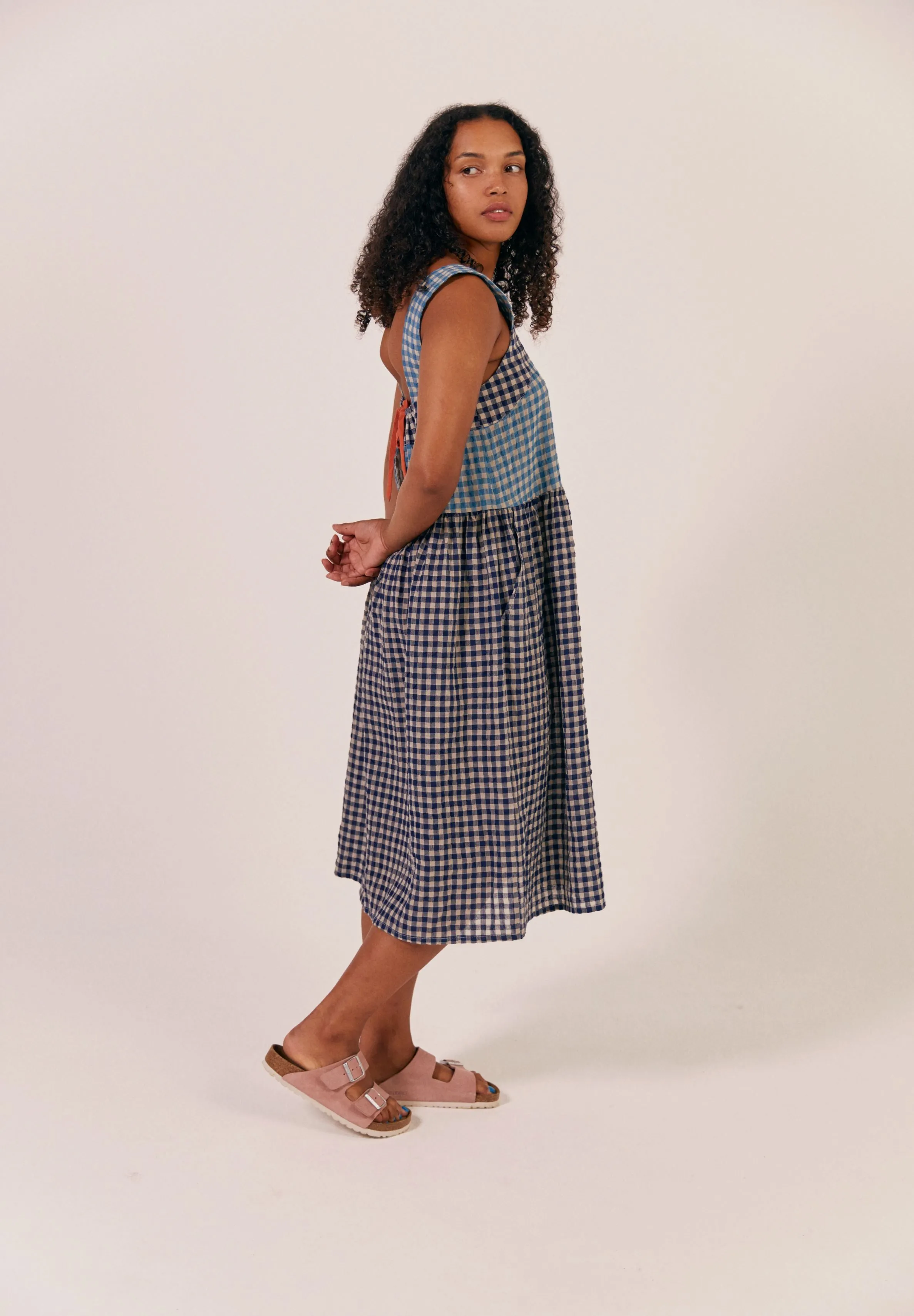 Beau Dress - Gingham Mix