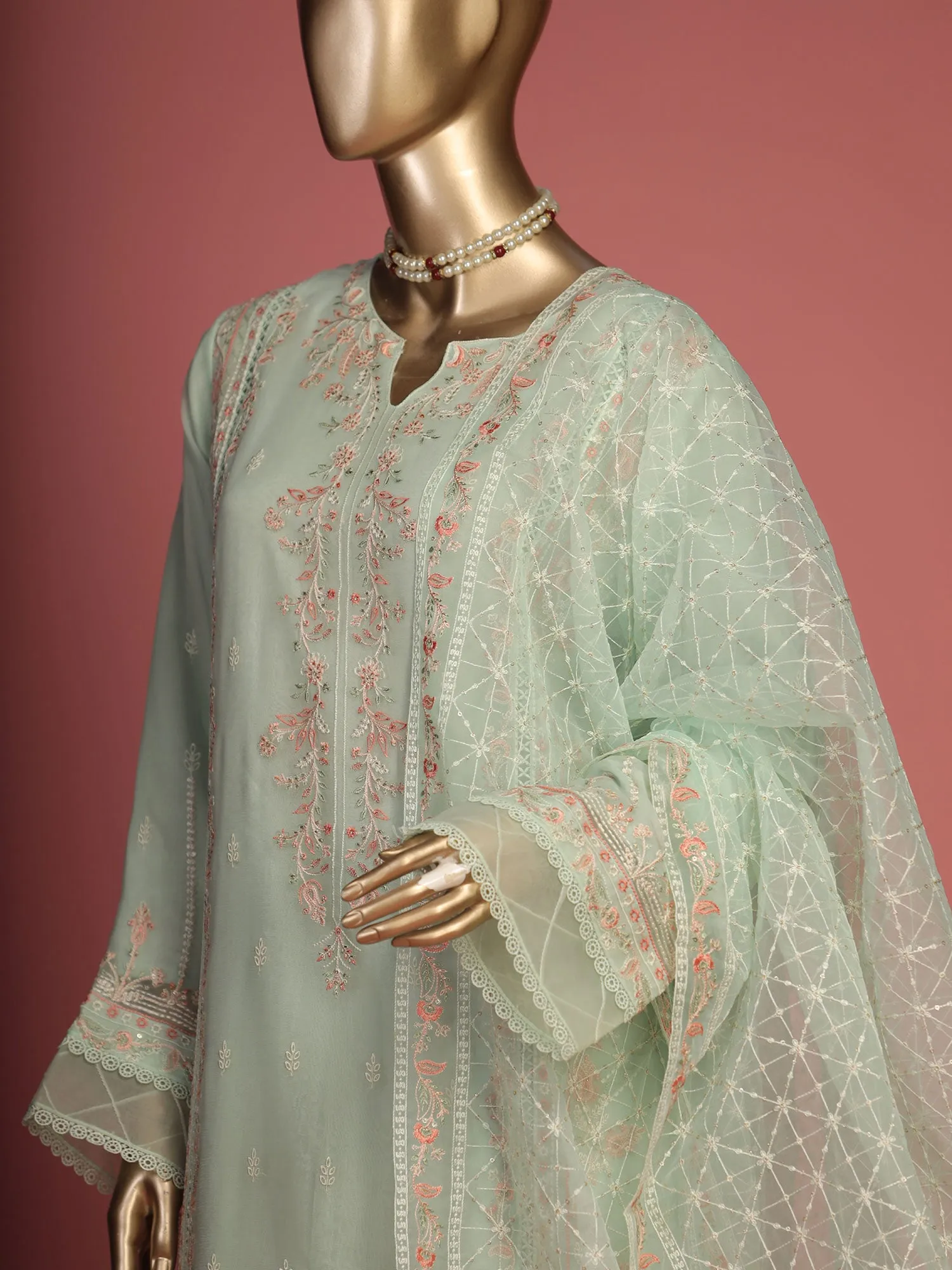 Bin Saeed "Shaifoon" Luxury Light Green Suit