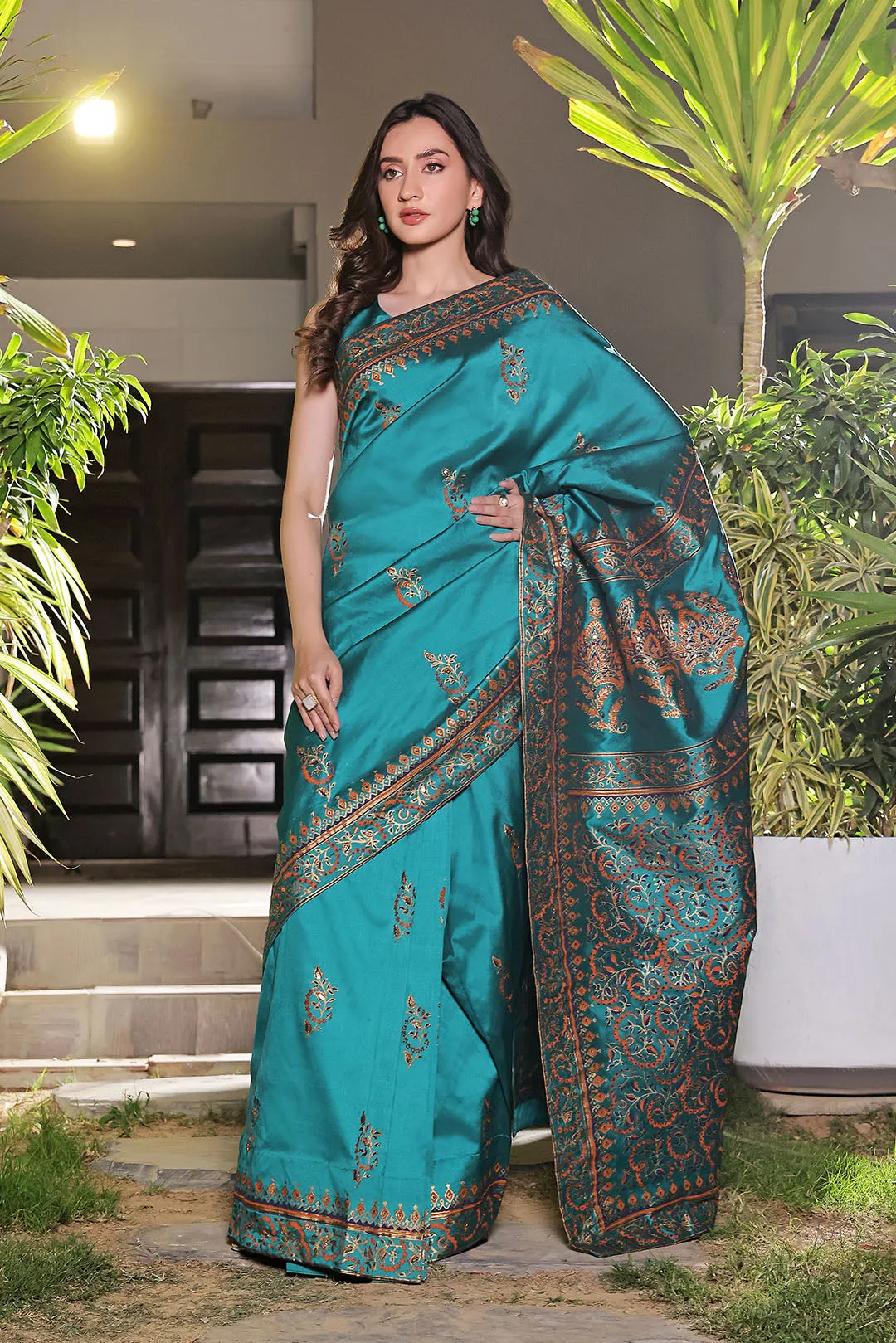 Block Printed Luxury Saree | New Arrivals | SR202310