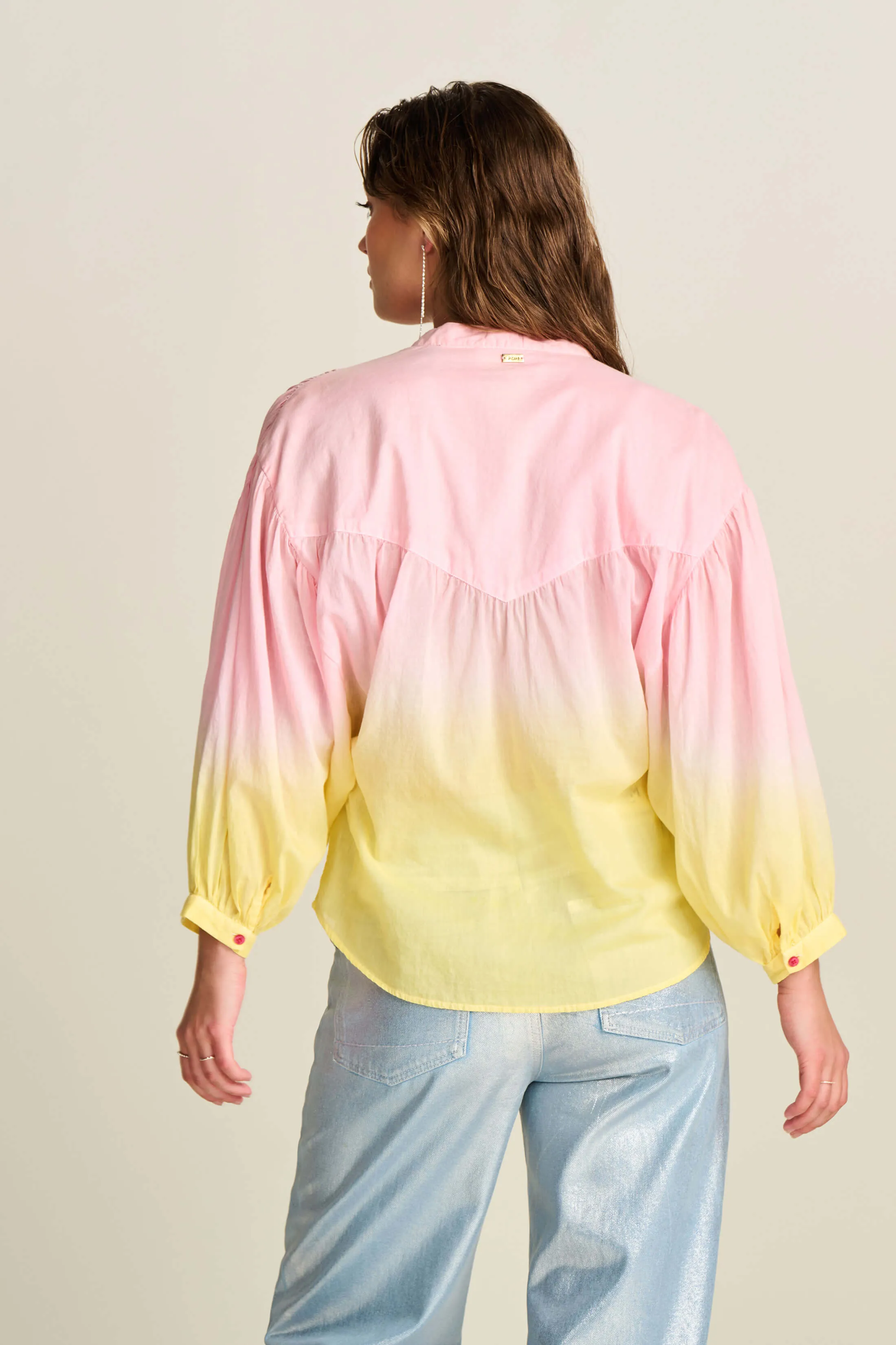 Blooming Pink Faded Blouse