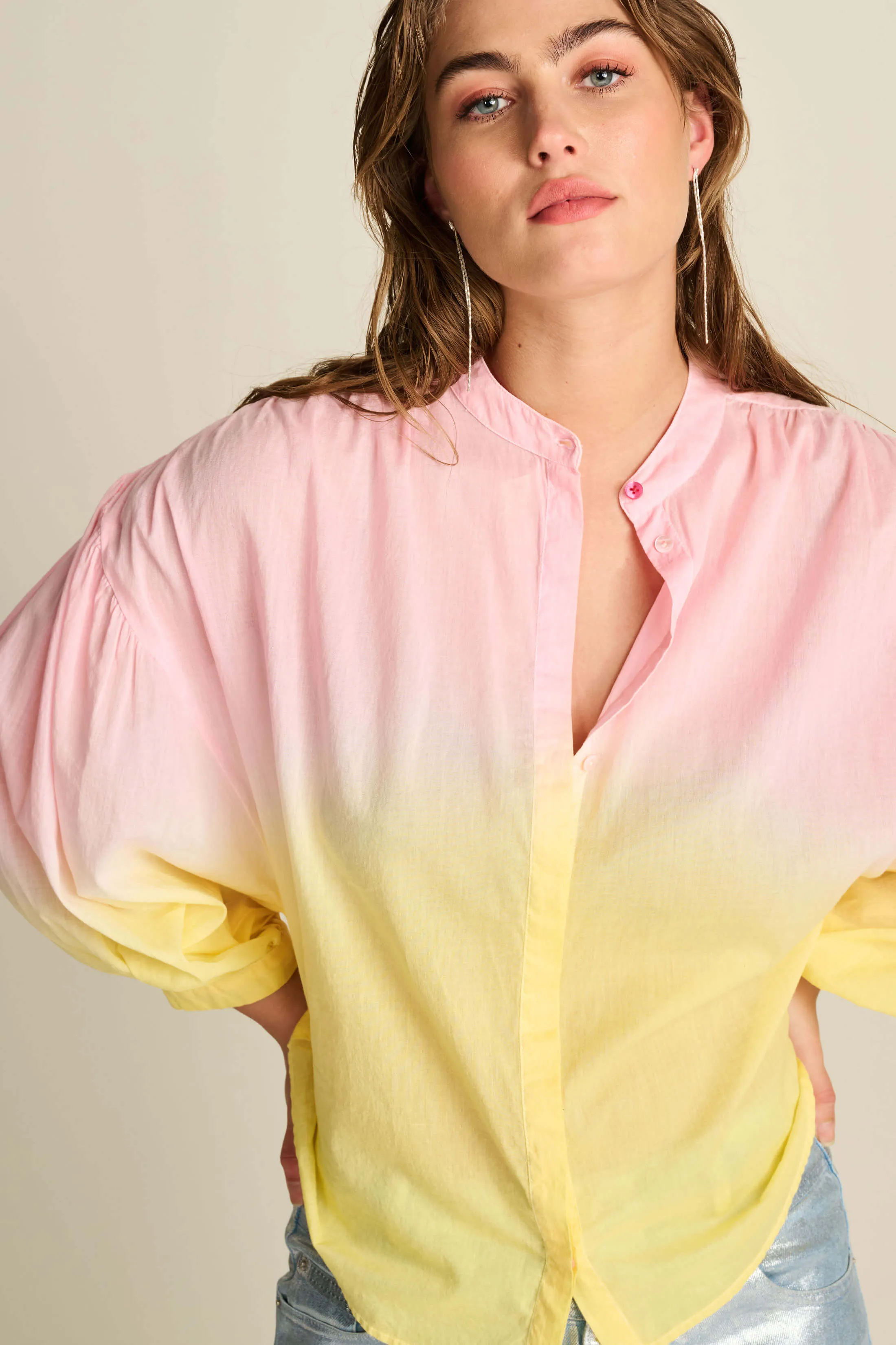 Blooming Pink Faded Blouse