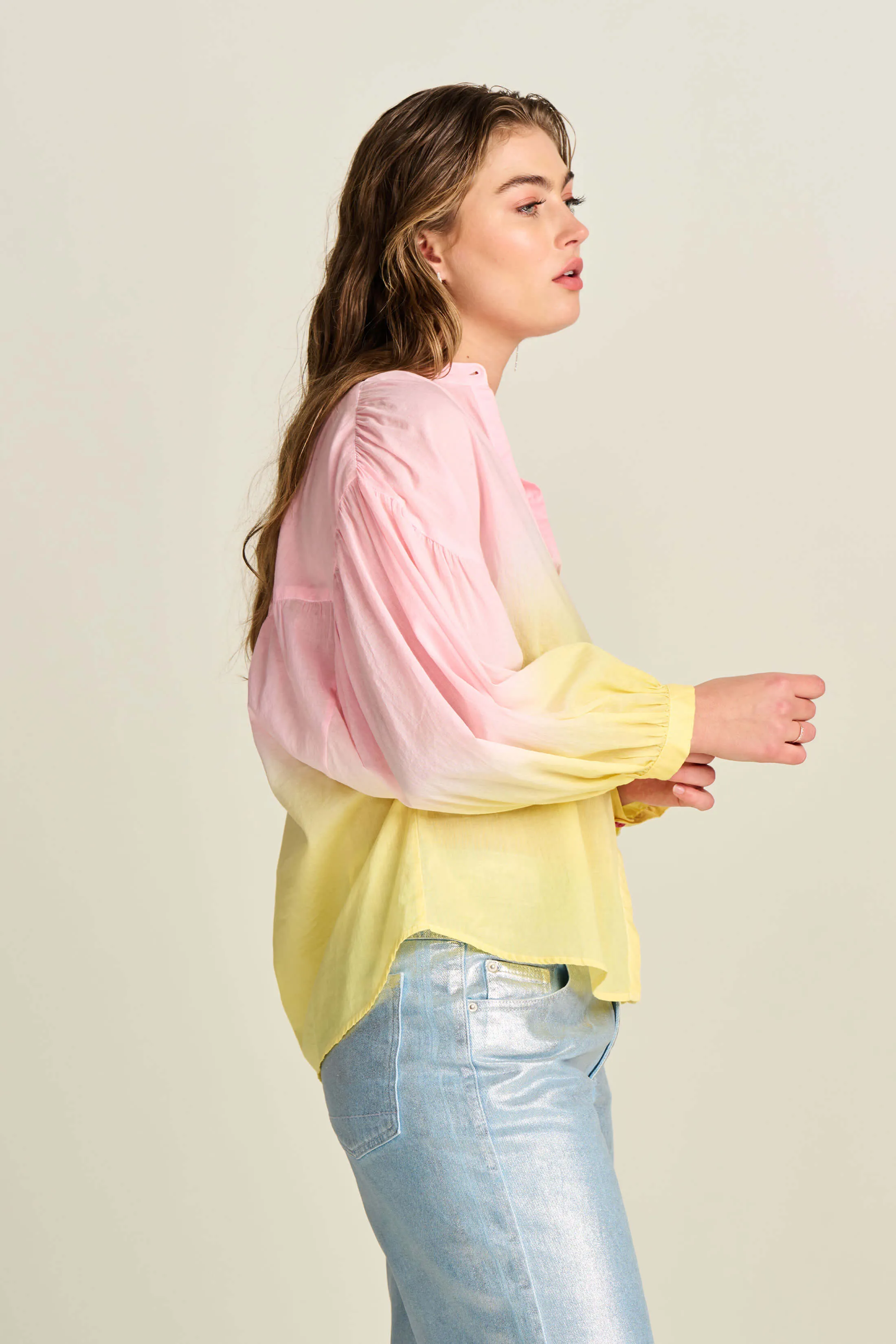 Blooming Pink Faded Blouse