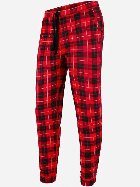 BN3TH SLEEPWEAR IN FIRESIDE PLAID RED