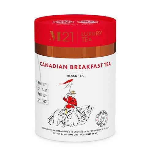 Canadian Breakfast Luxury Tea - 12ct Luxury Canister