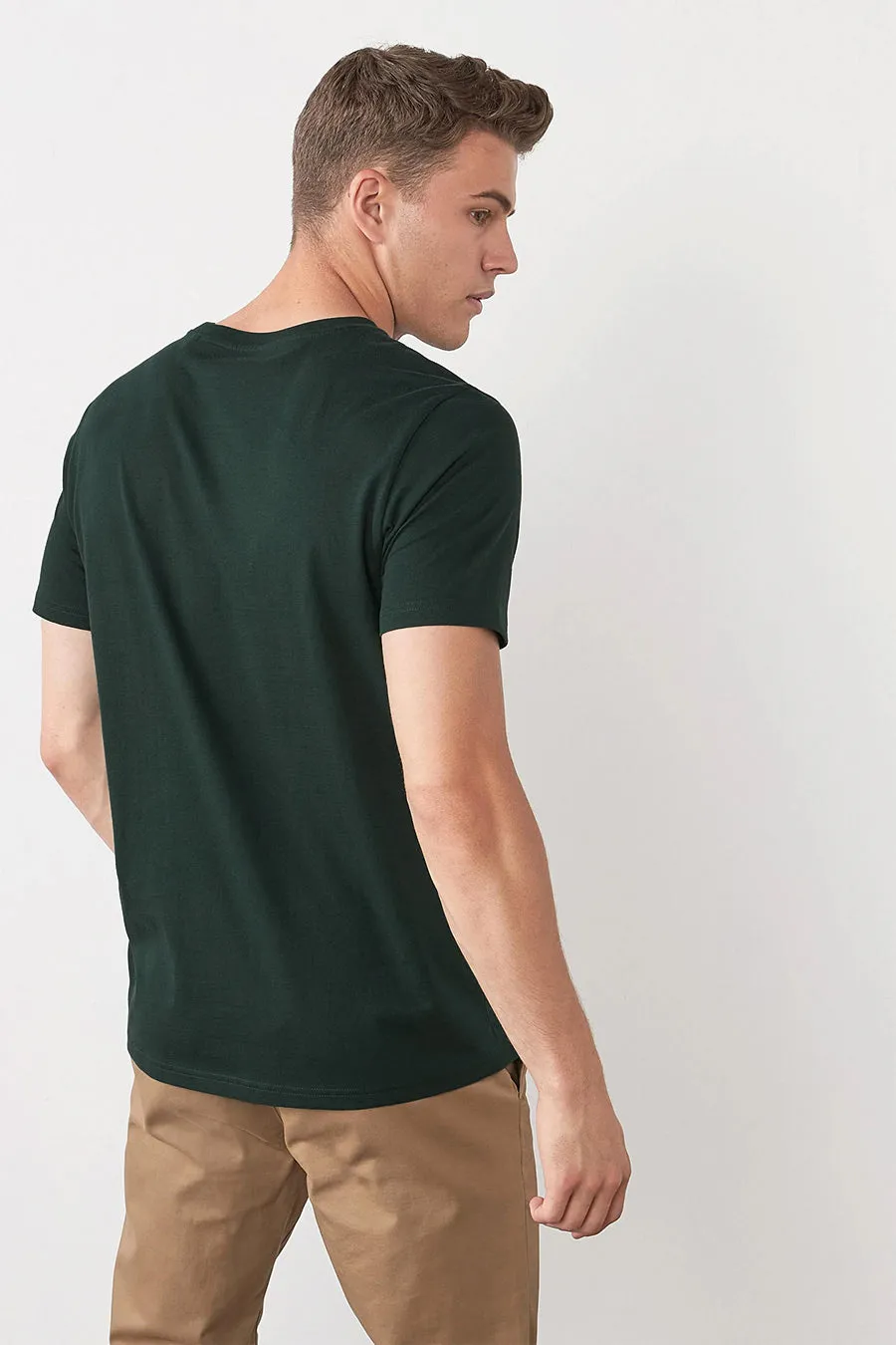 Classic Crew in Army Green