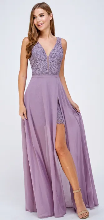 Detachable Formal Dress