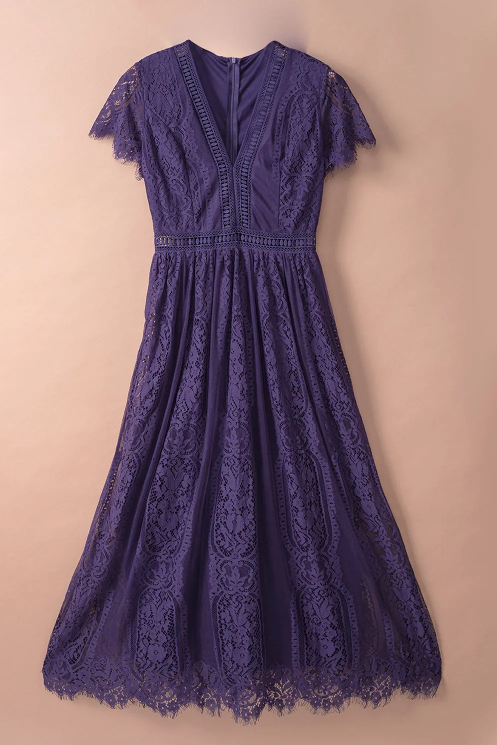 Elegant Lace Maxi Formal Dress