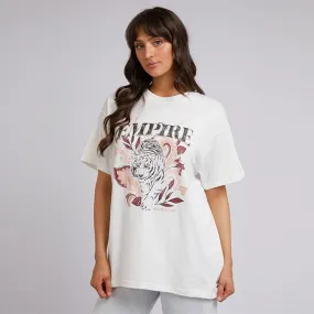 Empire Oversized Tee - White