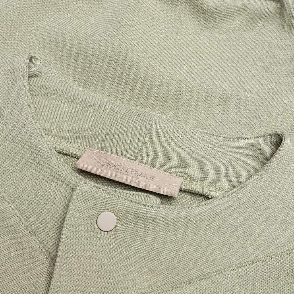 Essentials Kid's Oversized Henley - Seafoam