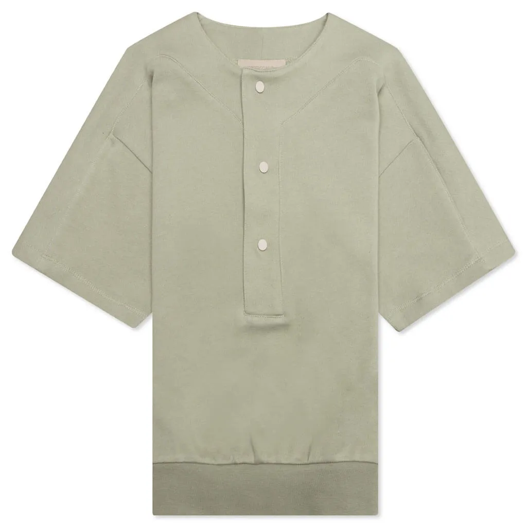 Essentials Kid's Oversized Henley - Seafoam