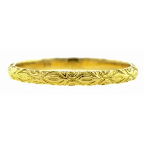 Fleur Patterned Wedding Band Ring- Heirloom by Doyle & Doyle