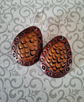 Genuine Leather Handmade Light Weight Earrings