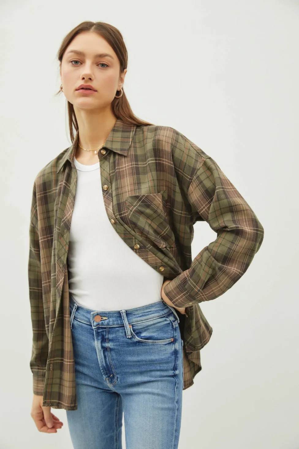 Georgie Plaid Flannel Shirt