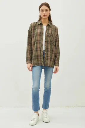 Georgie Plaid Flannel Shirt