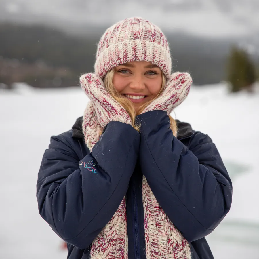 Handmade Alpaca Ribbed Mittens