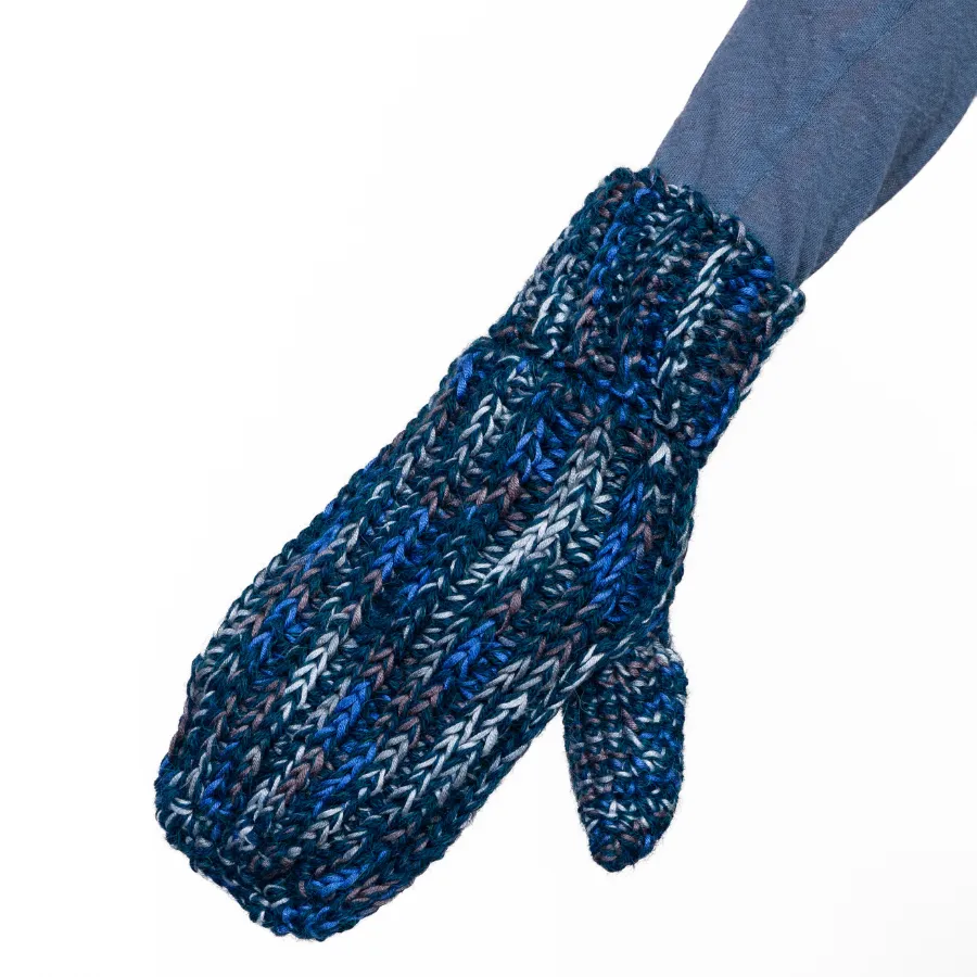 Handmade Alpaca Ribbed Mittens