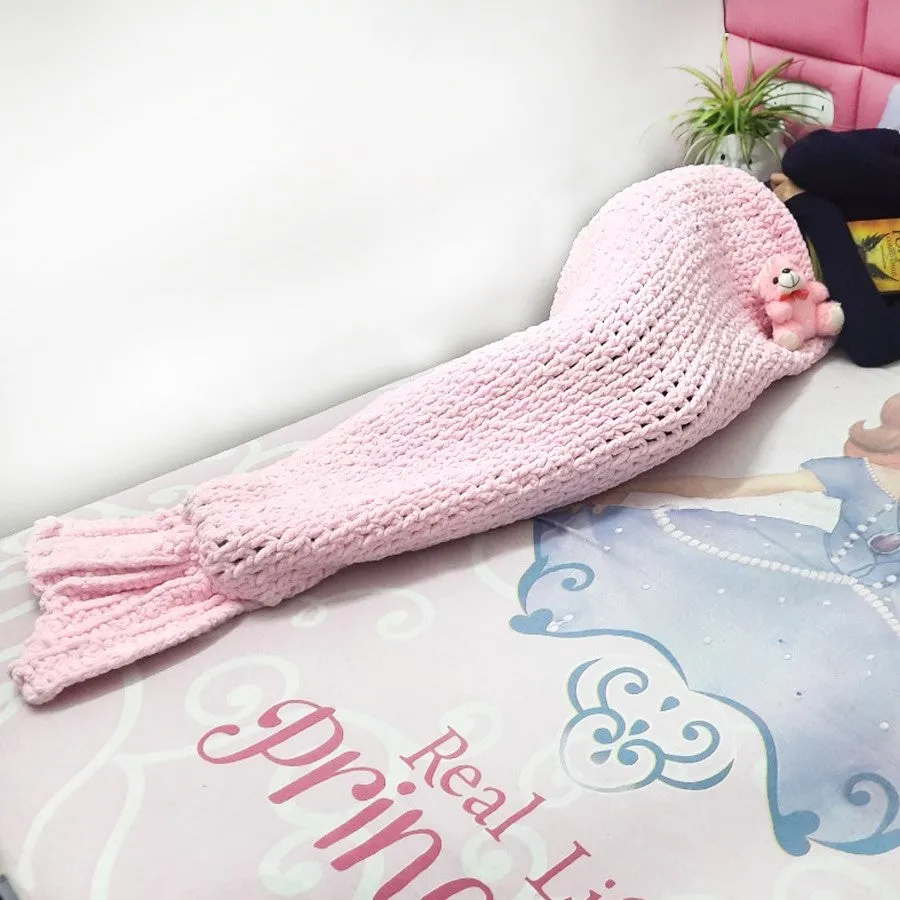 Handmade Crochet Mermaid Blanket