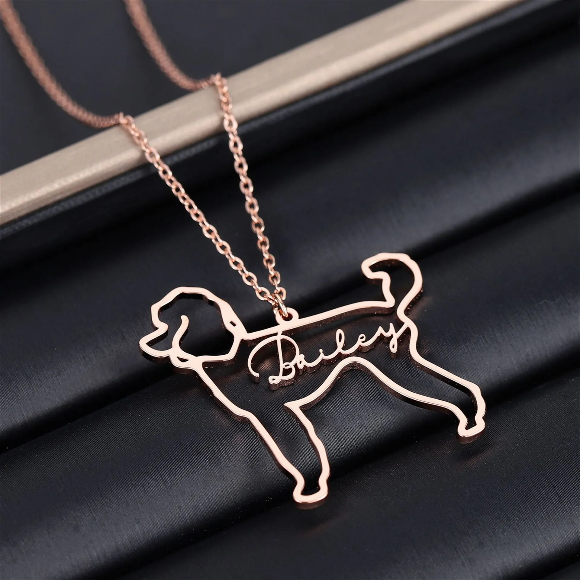 Handmade Custom Engraving Pet Necklace