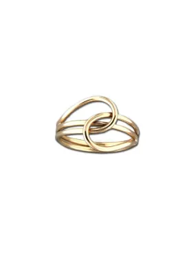 Handmade Double Loop Ring