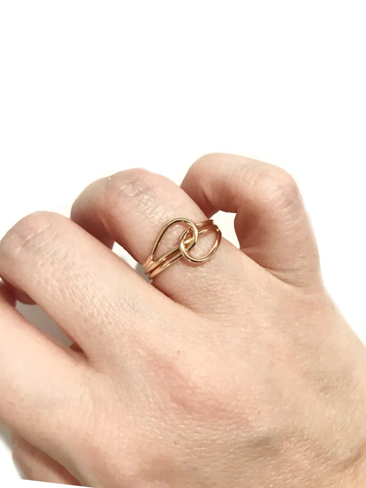 Handmade Double Loop Ring