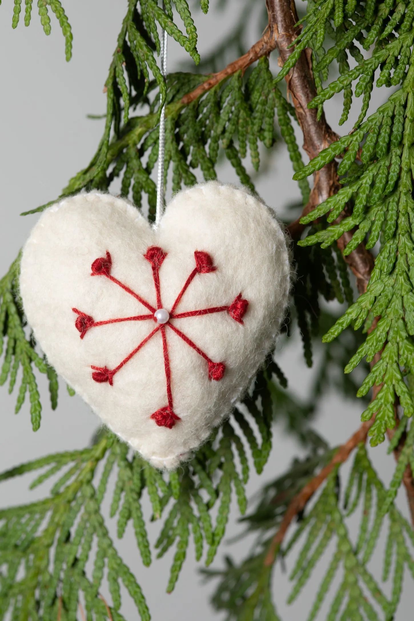 Handmade Felt Holiday Ornament