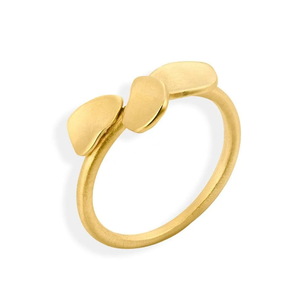 Handmade Gold Plated Ring Branca JOIDART