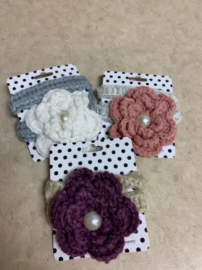 Handmade Headbands with Flowers - Assorted colors