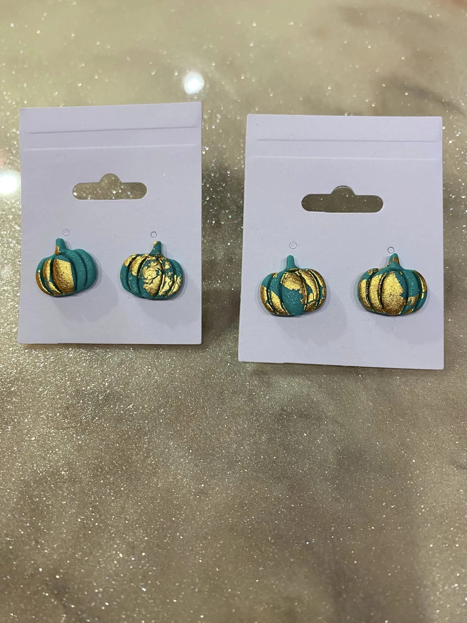 Handmade Pumpkin Earring