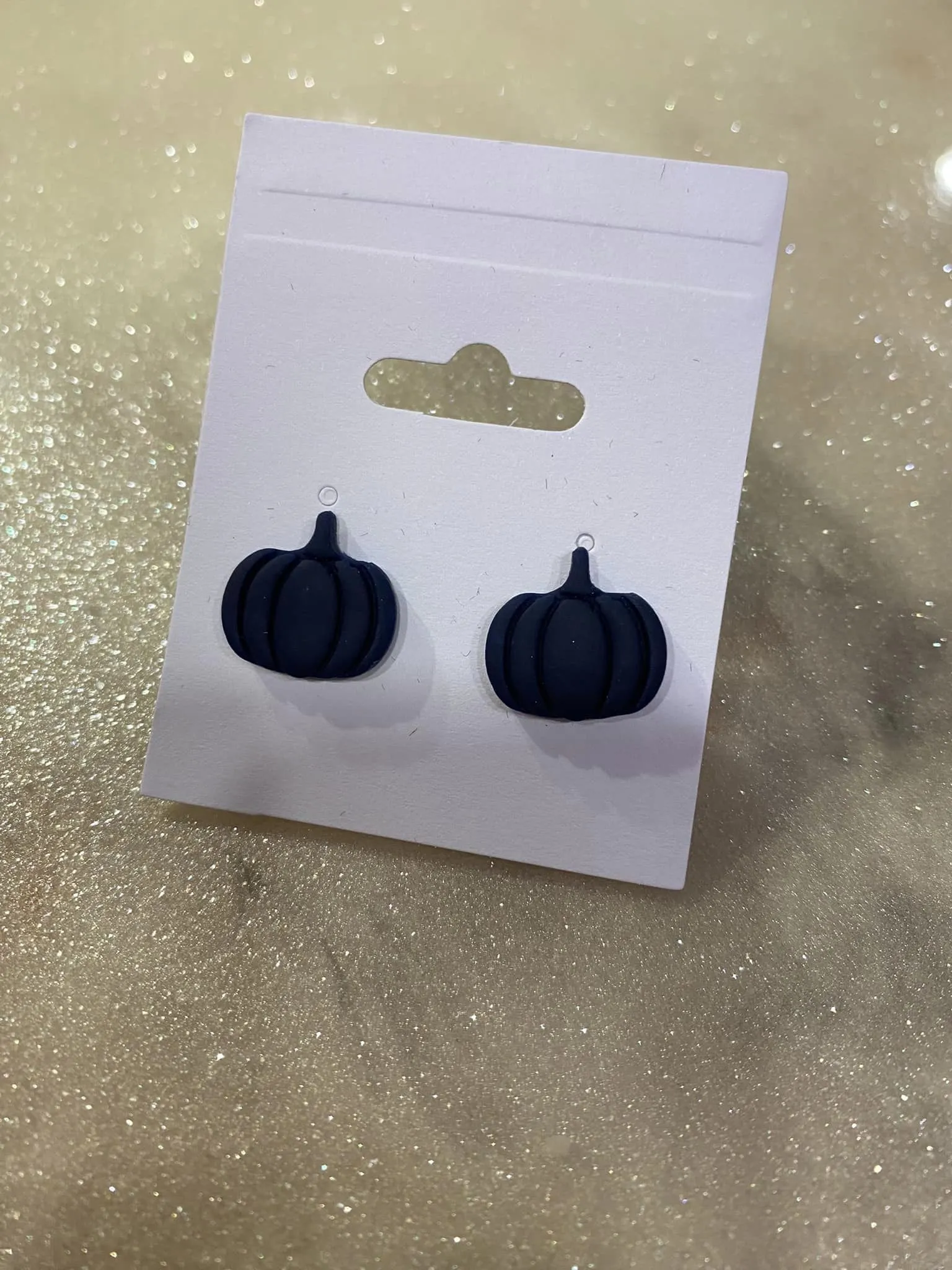 Handmade Pumpkin Earring