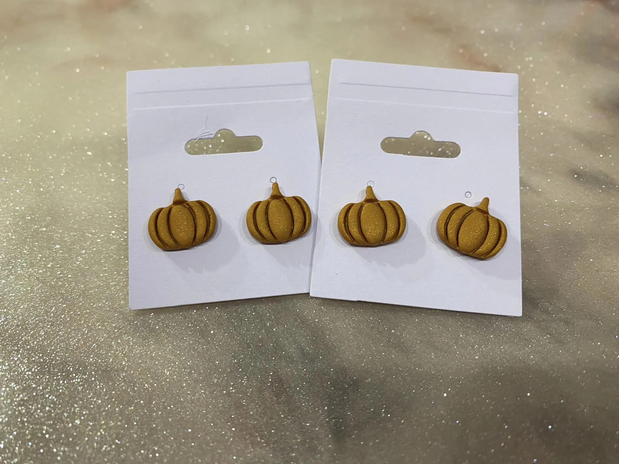 Handmade Pumpkin Earring