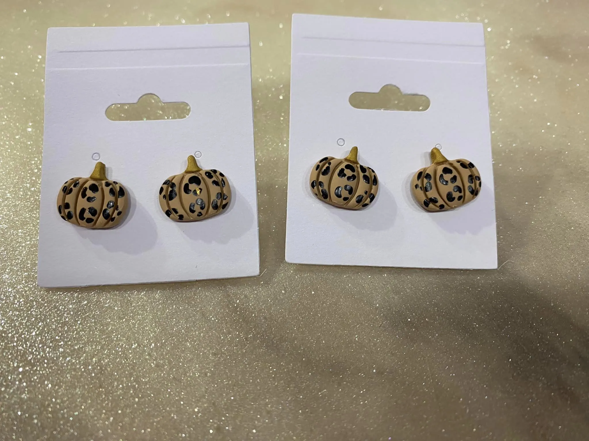 Handmade Pumpkin Earring