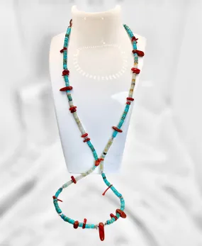 Handmade Turquoise Boho Necklace