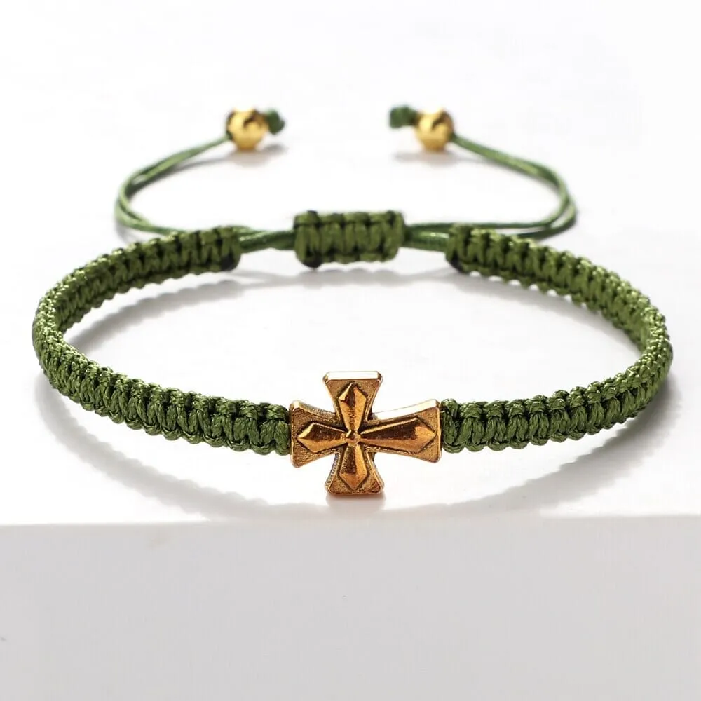 Handmade WWJD Braided Bracelet