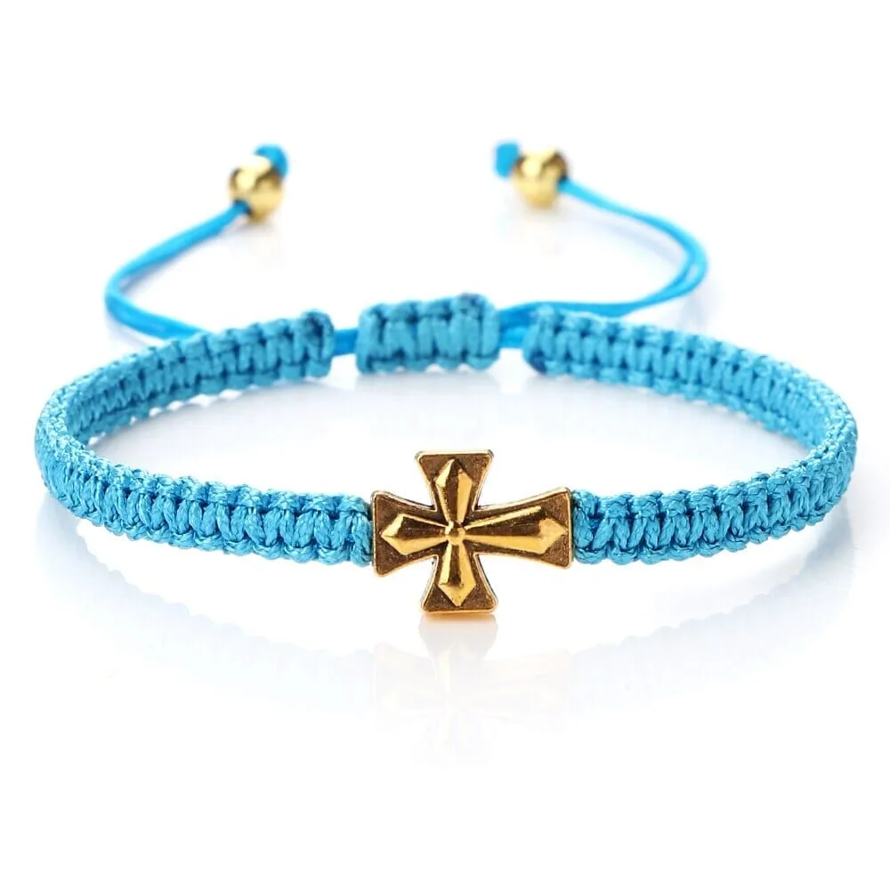 Handmade WWJD Braided Bracelet