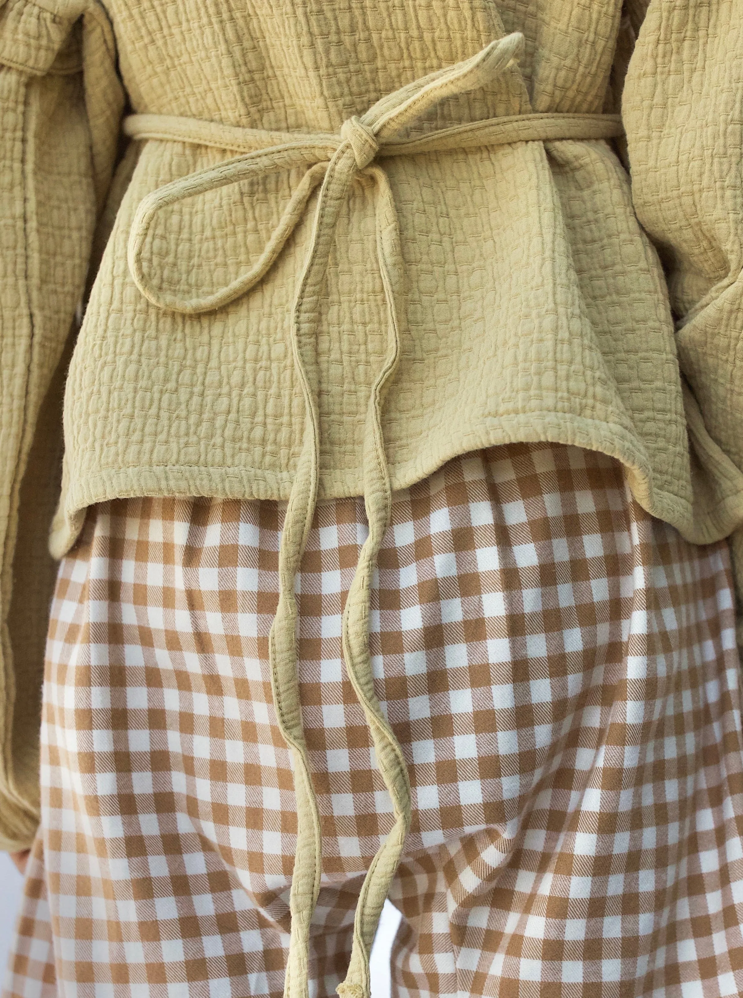 HARU SHORTS | CAROB PLAID