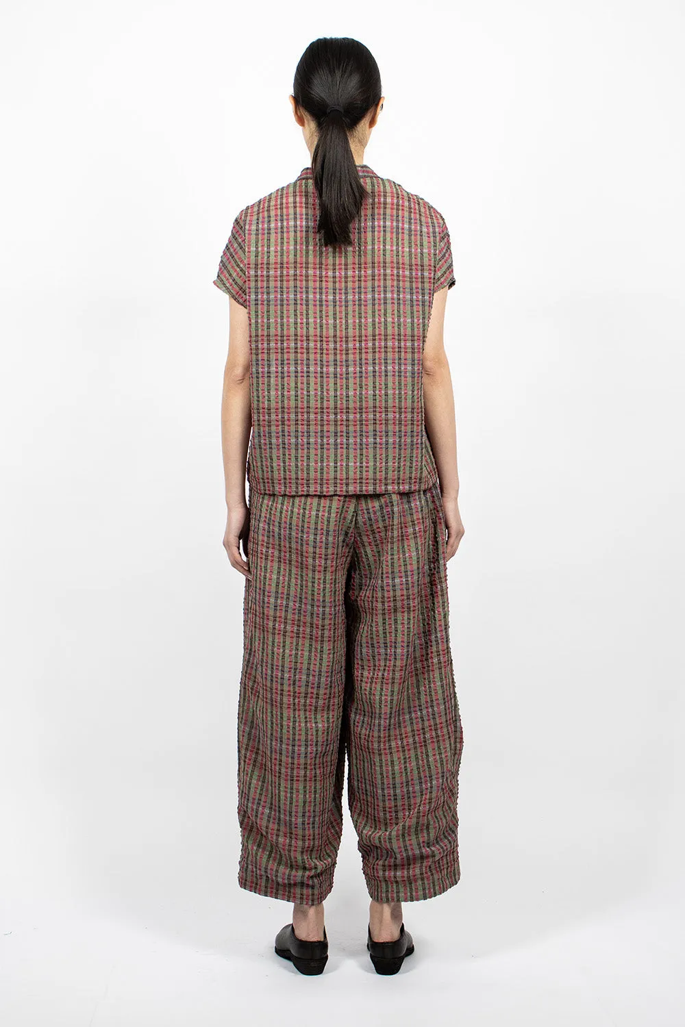 Stylish H.D.P. Pant in Vibrant Green Plaid - Perfect for Casual Wear