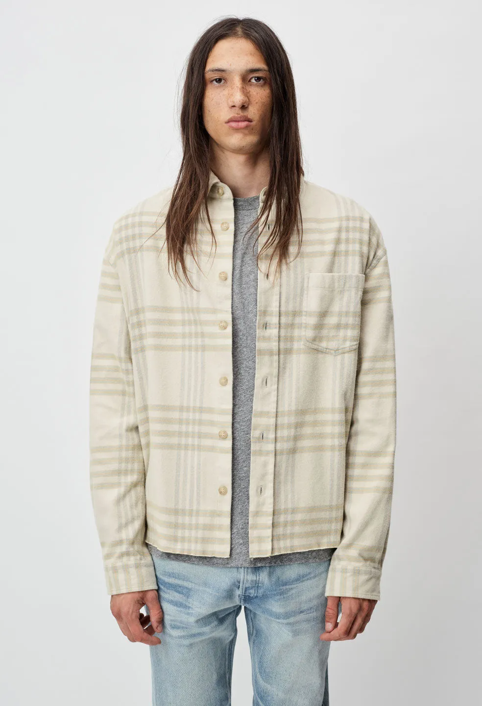 Hemi Oversized Shirt / Cinder Check