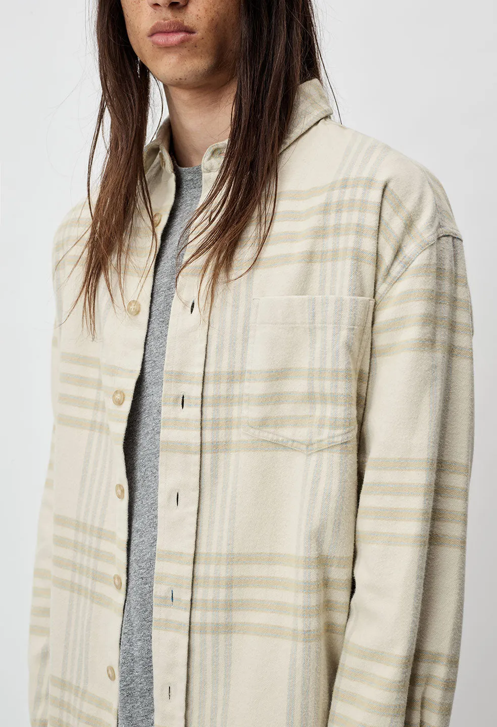 Hemi Oversized Shirt / Cinder Check